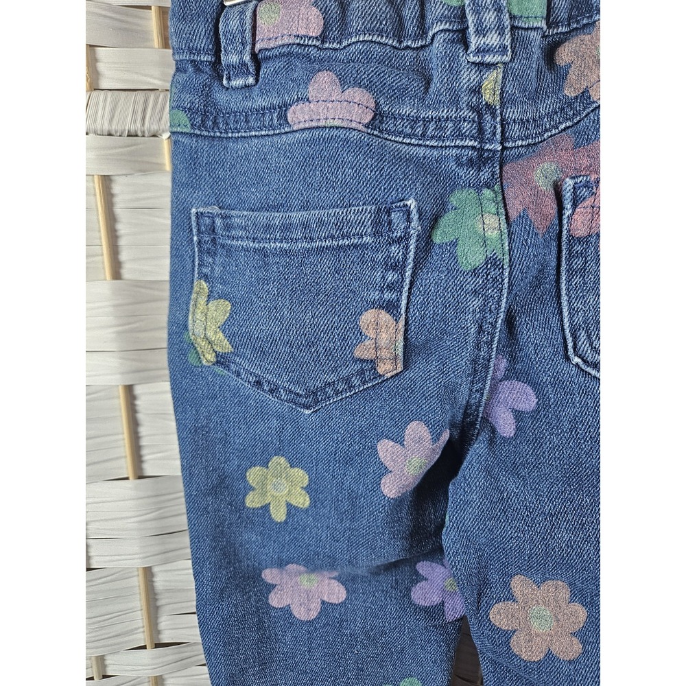 Garanimals Girls Floral Jeans Sz 4T Bloomcore Play School - Picture 9 of 16